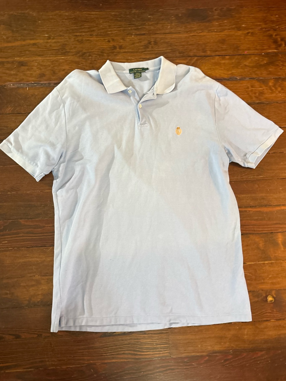 Lauren Ralph Lauren purple periwinkle short sleeve polo collared shirt size L